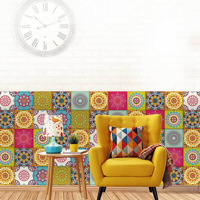 Mandala Wallpaper Border Peel and Paste Boho Girls Room Wall Decor, 16.5' L x 8