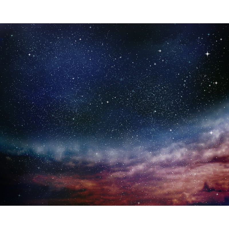 Dreamy Galaxy Night Mural Decal Indoor Space Universe Wall Covering, Made to Measure Clearhalo 'Wall Decor' 'Wall Mural' 1784292