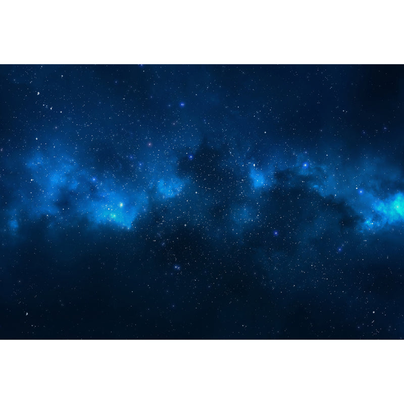 Planetary Nebula Star Mural Decal Modern Style Non-Woven Material Wall Covering in Blue-Black Clearhalo 'Wall Decor' 'Wall Mural' 1785530