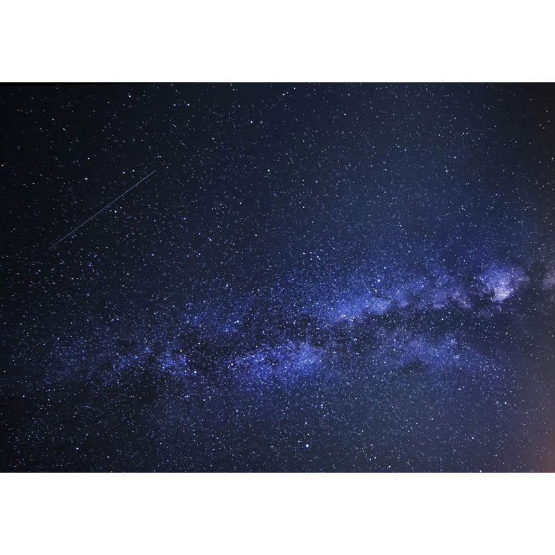 Photography Space Galaxy Wall Mural Blue Non-Woven Wall Decor, Washable, Size Optional Clearhalo 'Wall Decor' 'Wall Mural' 1785535