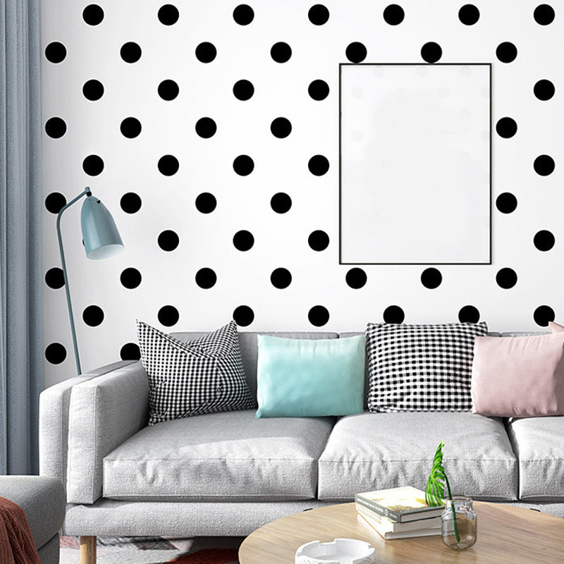 Black and White Dots and Grid 31'L x 20.5