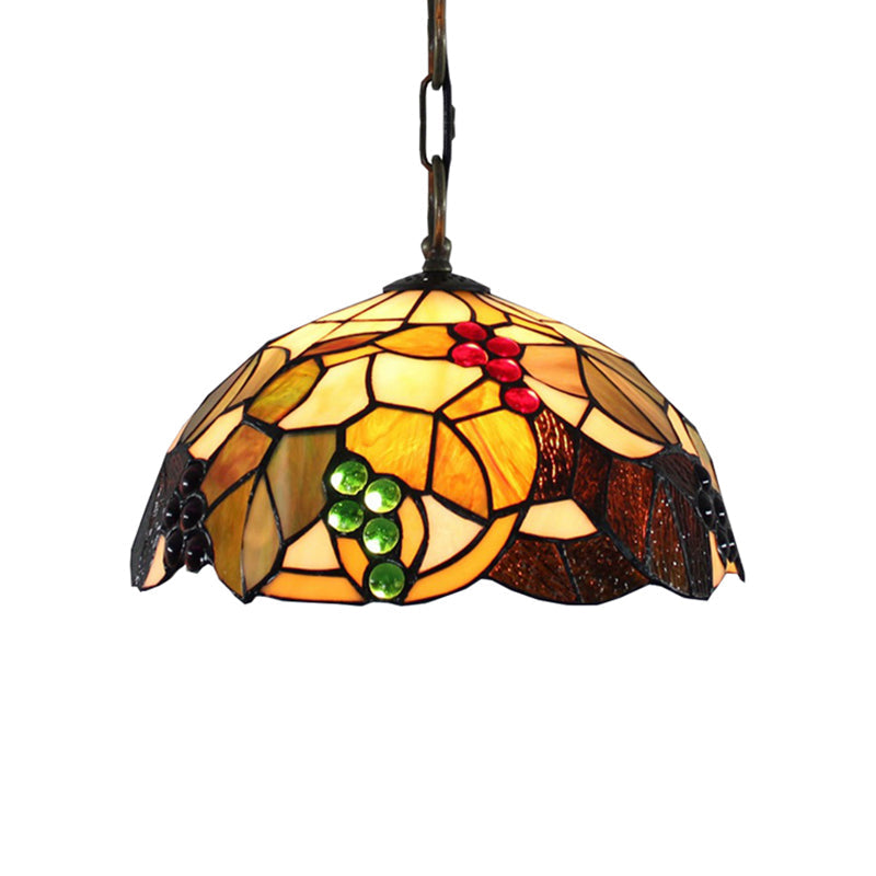 Grape Pendant Lighting Tiffany-Style 12