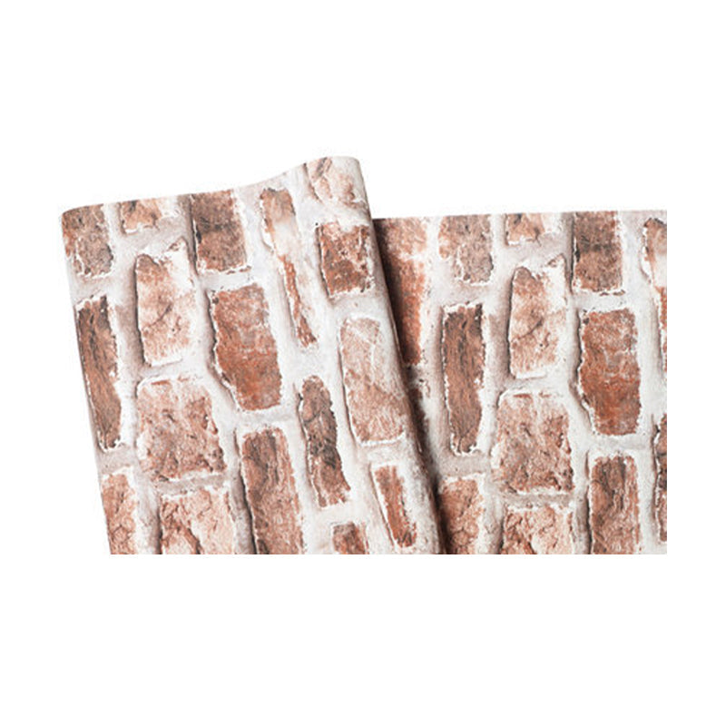 Rustic Countryside 3D Brick Non-Pasted Wallpaper for Bar and Restaurant, 33' by 20.5