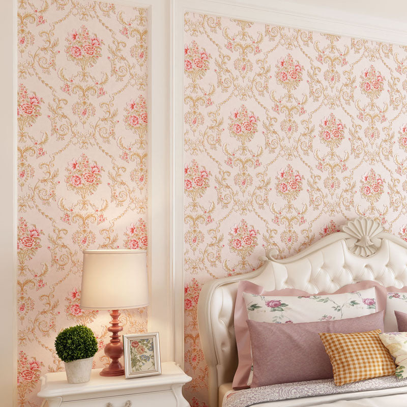 Luxe Countryside Wall Decor 3D Simple Flower Non-Pasted Wallpaper, 31'L x 20.5