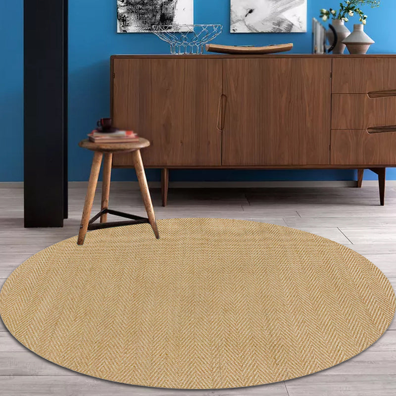 Brown Living Room Rug Rustic Solid Color Rug Sisal Pet Friendly Anti-Slip Washable Area Rug for Decoration Clearhalo 'Area Rug' 'Rug' 1810538