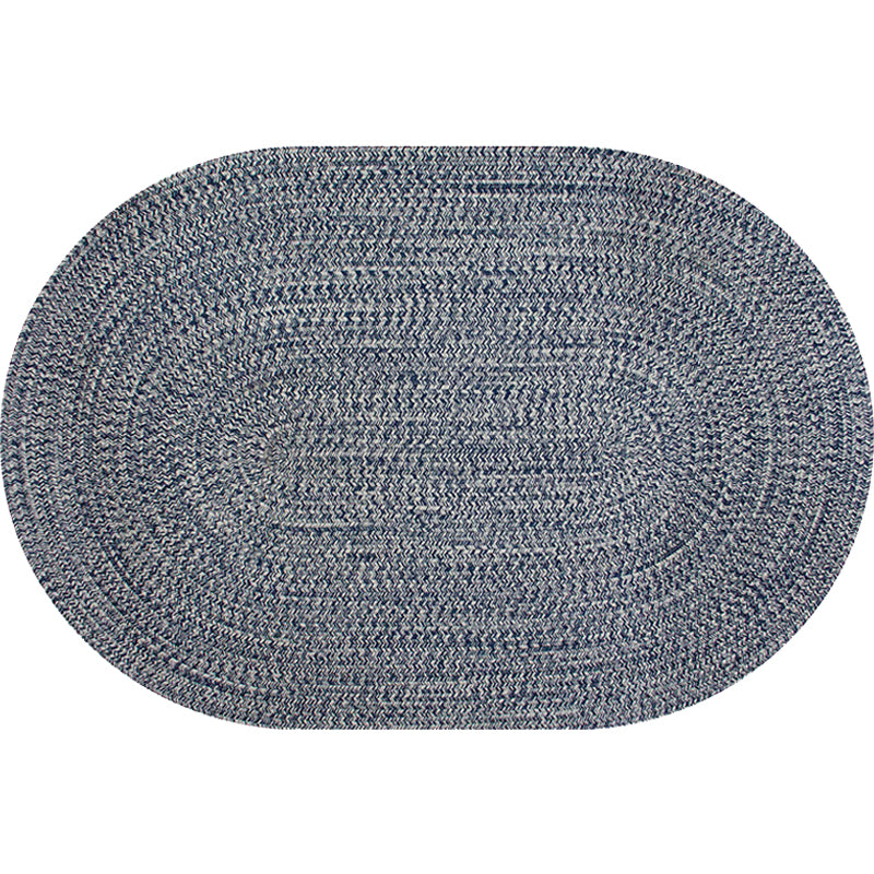 Countryside Solid Color Rug Blue Polypropylene Rug Non-Slip Backing Washable Pet Friendly Carpet for Home Clearhalo 'Area Rug' 'Rug' 1810551