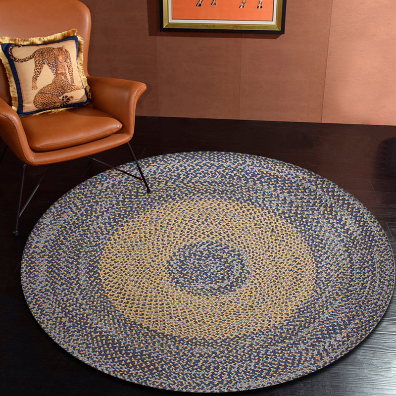 Stylish Rural Rug Grey Circles Pattern Rug Pet Friendly Anti-Slip Washable Area Rug for Decoration Grey Clearhalo 'Area Rug' 'Rug' 1810747