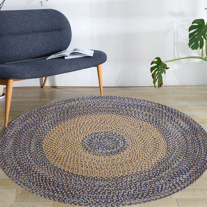 Stylish Rural Rug Grey Circles Pattern Rug Pet Friendly Anti-Slip Washable Area Rug for Decoration Clearhalo 'Area Rug' 'Rug' 1810748