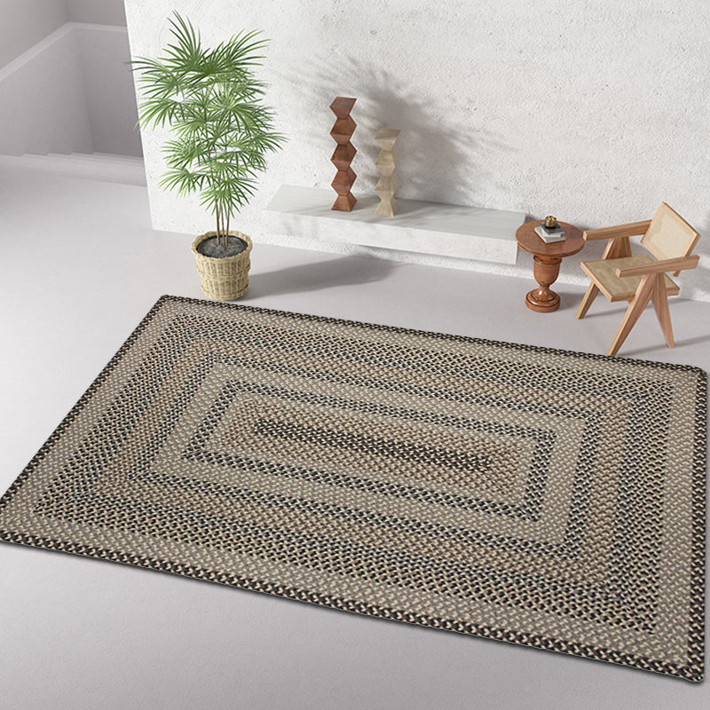 Stylish Rustic Rug Wool Geometric Pattern Rug Washable Pet Friendly Non-Slip Carpet for Living Room Clearhalo 'Area Rug' 'Rug' 1810793