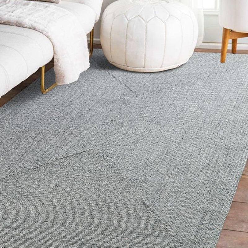 Casual Rustic Rug Silver Grey Plain Rug Washable Pet Friendly Reversible Carpet for Living Room Clearhalo 'Area Rug' 'Rug' 1810891