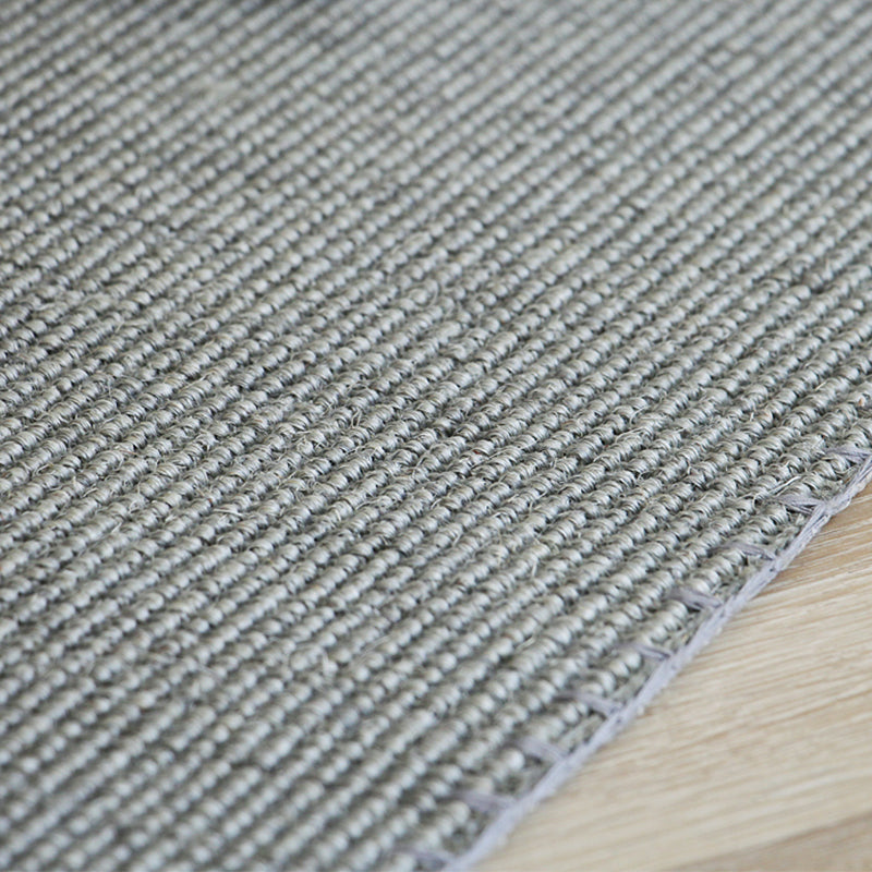 Grey Solid Color Rug Sisal Rural Rug Pet Friendly Washable Non-Slip Area Rug for Bedroom Clearhalo 'Area Rug' 'Rug' 1812371