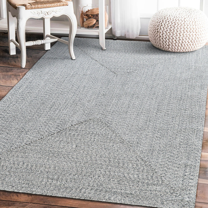 Countryside Plain Rug Green Jute Rug Non-Slip Pet Friendly Washable Are Rug for Study Clearhalo 'Area Rug' 'Rug' 1812379