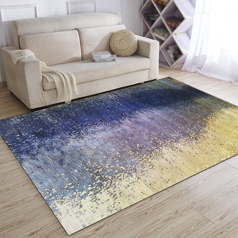 Multicolor Abstract Rug Polyester Industrial Rug Pet Friendly Washable Non-Slip Area Rug for Living Room Clearhalo 'Area Rug' 'Rug' 1812513
