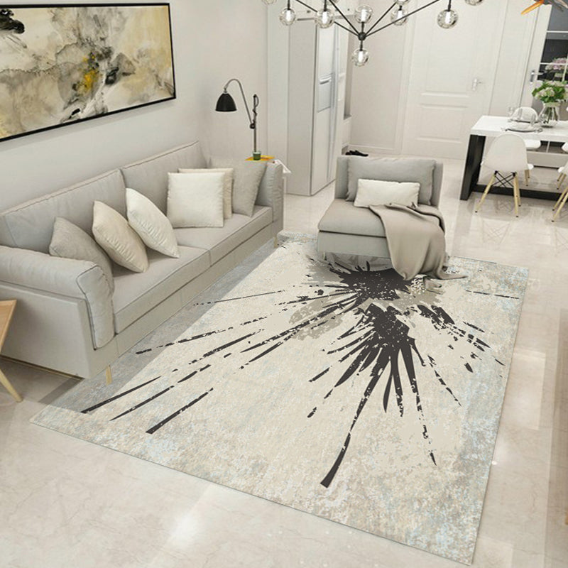 Stylish Abstract Geometric Pattern Rug Multicolor Industrial Rug Polyester Pet Friendly Washable Non-Slip Area Rug for Bedroom Beige Clearhalo 'Area Rug' 'Rug' 1812579