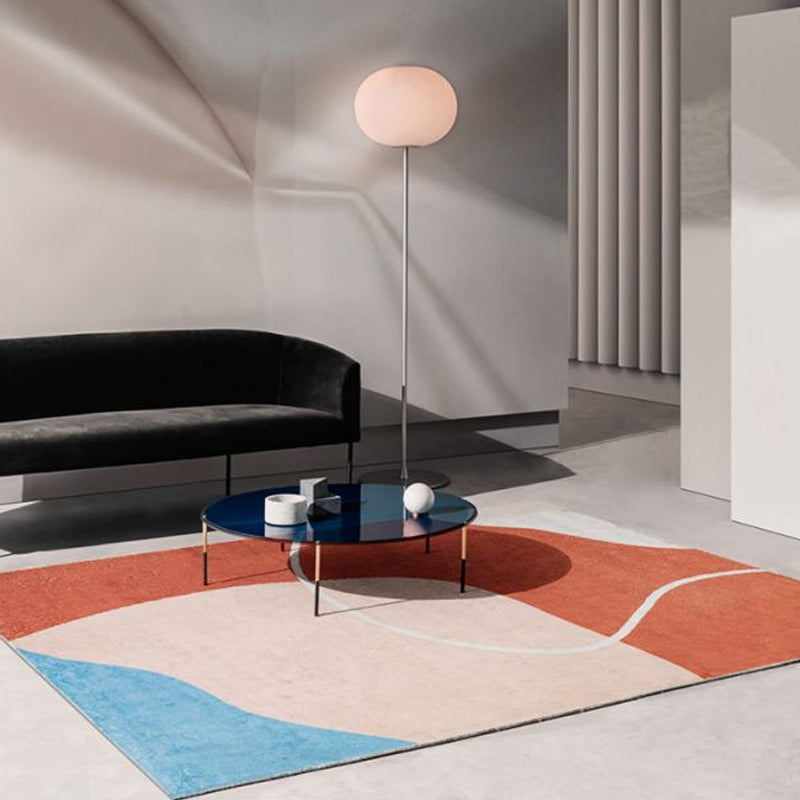 Multi-Colored Drawing Room Rug Modern Colorblock Rug Polyester Pet Friendly Carpet Clearhalo 'Area Rug' 'Rug' 1812760