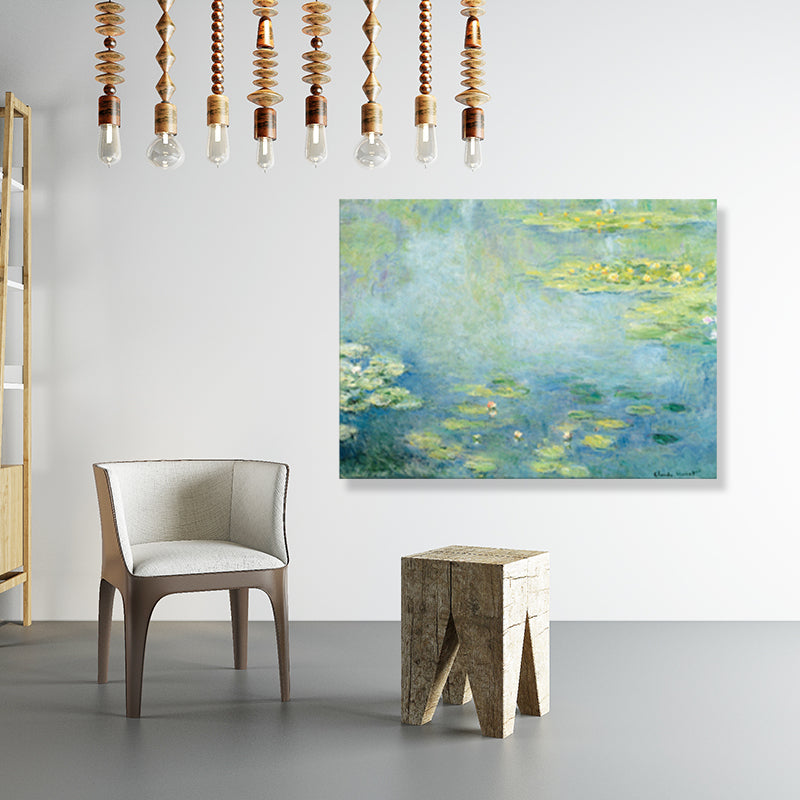 Vivid Natural Scenery Wall Decor Impressionism Textured Sitting Room Wrapped Canvas Clearhalo 'Arts' 'Canvas Art' 1860878