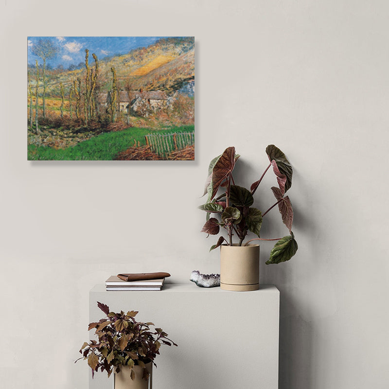 Vivid Natural Scenery Wall Decor Impressionism Textured Sitting Room Wrapped Canvas Clearhalo 'Arts' 'Canvas Art' 1860883
