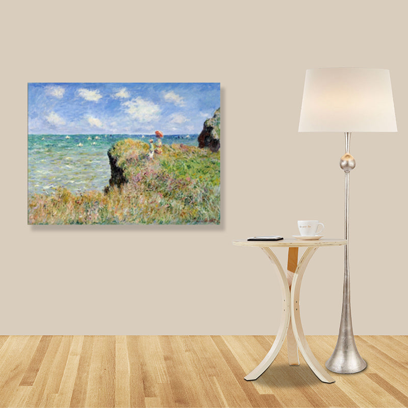 Vivid Natural Scenery Wall Decor Impressionism Textured Sitting Room Wrapped Canvas Clearhalo 'Arts' 'Canvas Art' 1860886