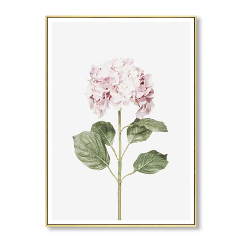 Textured Botanical Painting Canvas Print Contemporary Wall Art for Girls Bedroom Clearhalo 'Arts' 'Canvas Art' 1862804