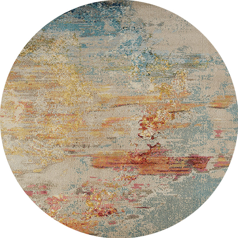 Multicolor Industrial Indoor Rug Polyester Abstract Rug Pet Friendly Washable Non-Slip Area Rug for Living Room Clearhalo 'Area Rug' 'Rug' 1869944