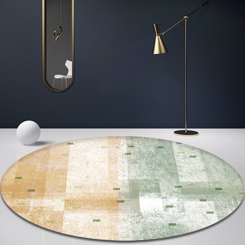 Contemporary Bedroom Rug Multicolor Abstract Carpet Synthetics Washable Non-Slip Pet Friendly Indoor Rug Light Green Clearhalo 'Area Rug' 'Rug' 1870484