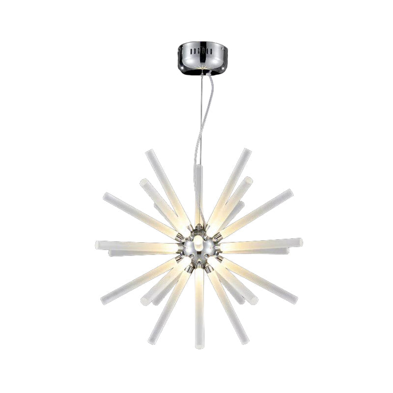 Starburst Chandelier Pendant Light Modern Crystal 12.5