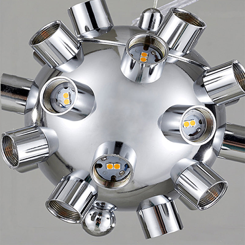 Starburst Chandelier Pendant Light Modern Crystal 12.5