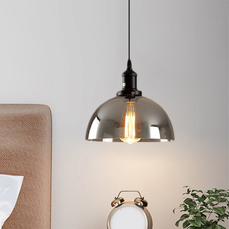 Dome Pendant Lighting Industrial 1 Light 10