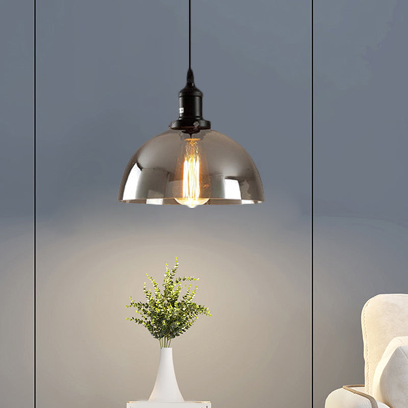 Dome Pendant Lighting Industrial 1 Light 10