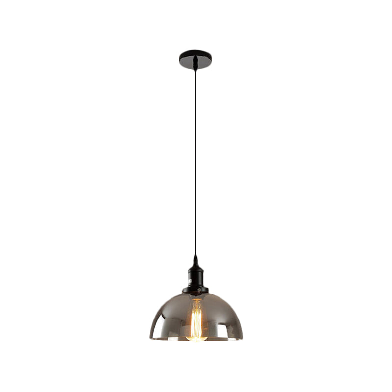 Dome Pendant Lighting Industrial 1 Light 10