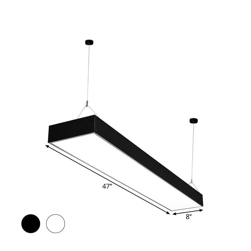 Rectangular Corridor Hanging Light Acrylic 4