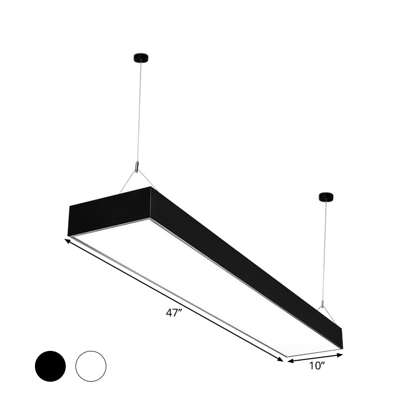 Rectangular Corridor Hanging Light Acrylic 4