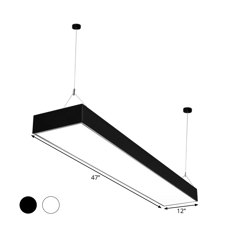 Rectangular Corridor Hanging Light Acrylic 4