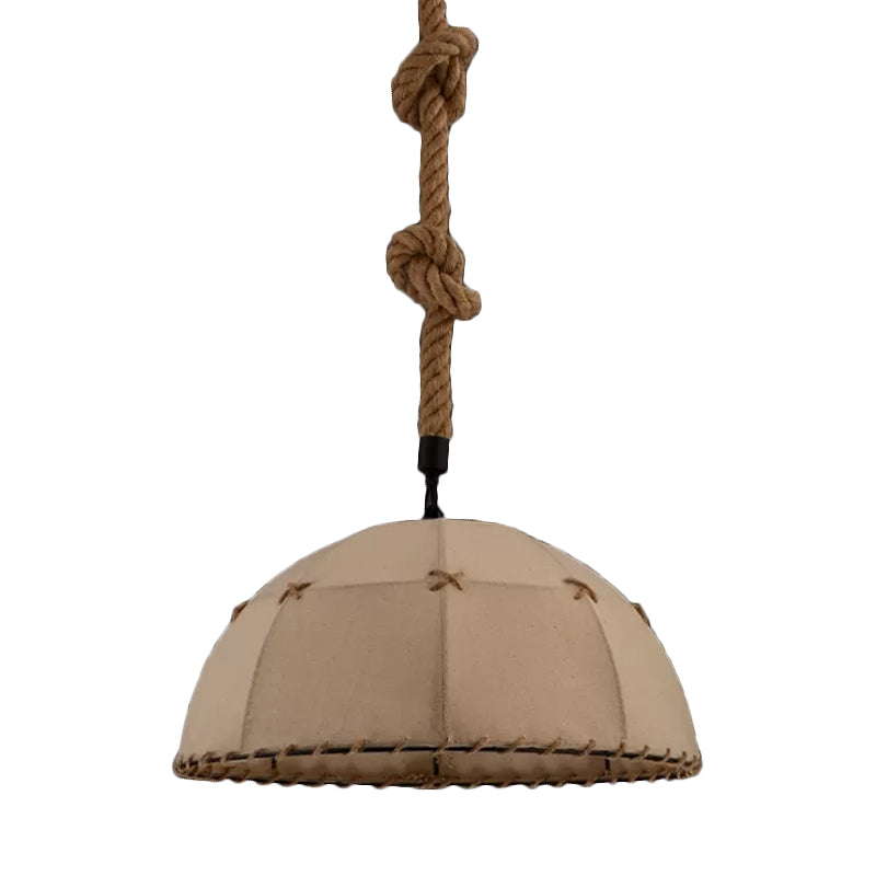 Hemispherical Fabric Down Lighting Cottage 1 Head 14