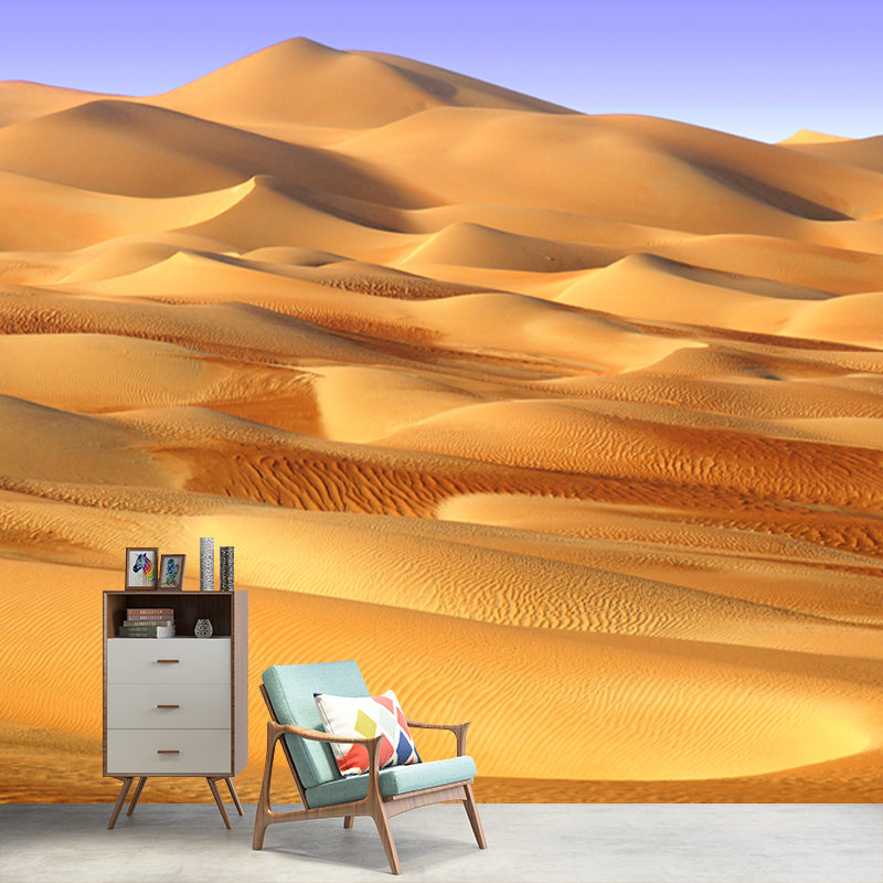 Sand Dunes Landscape Wallpaper Mural Contemporary Smooth Wall Art for Living Room Clearhalo 'Wall Decor' 'Wall Mural' 1920731