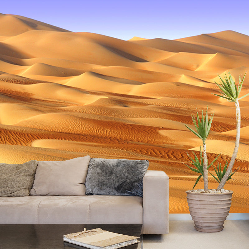 Sand Dunes Landscape Wallpaper Mural Contemporary Smooth Wall Art for Living Room Clearhalo 'Wall Decor' 'Wall Mural' 1920732