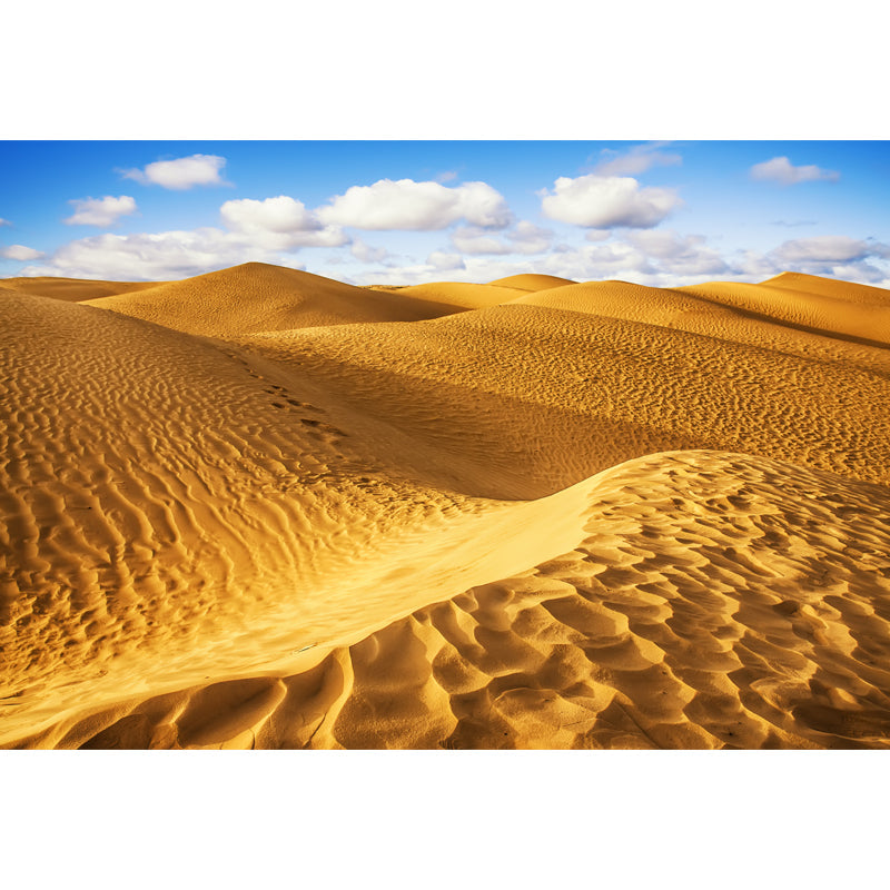 Grand Desert Dunes Scene Mural for Home Natural Landscape Wall Decor, Custom Size Clearhalo 'Wall Decor' 'Wall Mural' 1920738