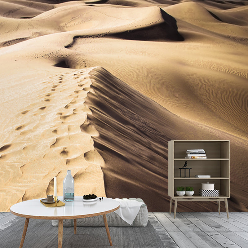 Photography Sand Dune Ridge Mural Wallpaper Large Wall Decor, Custom Size Available Clearhalo 'Wall Decor' 'Wall Mural' 1920782