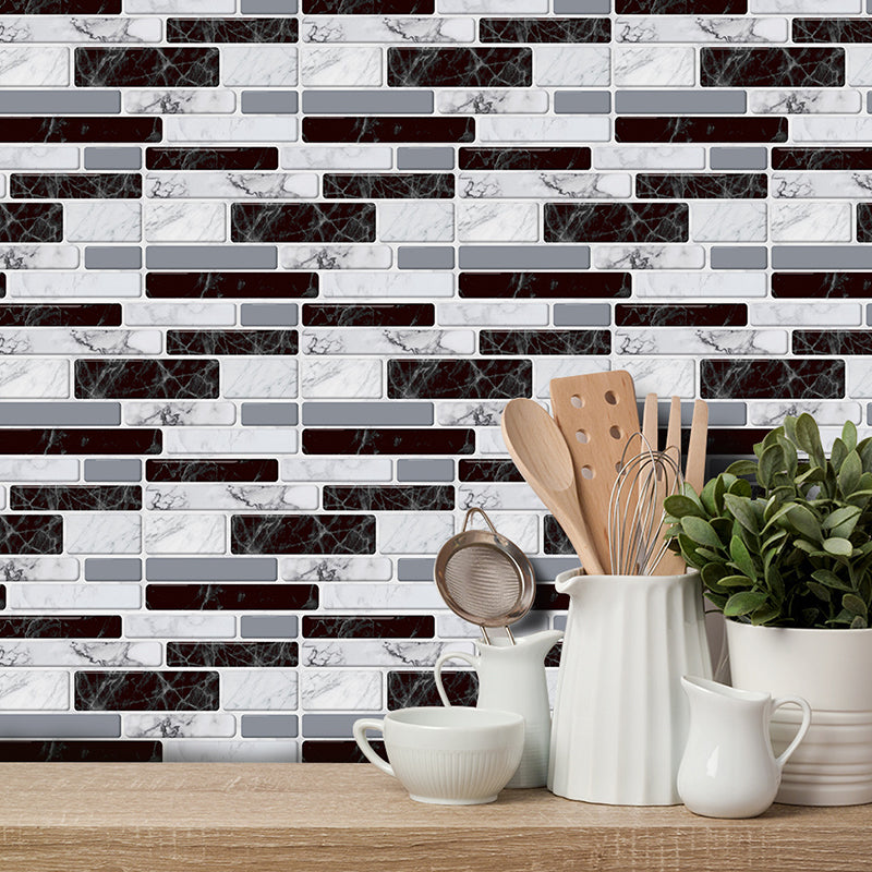 Adhesive Mosaics Tile Brick Wallpapers 8' L x 4