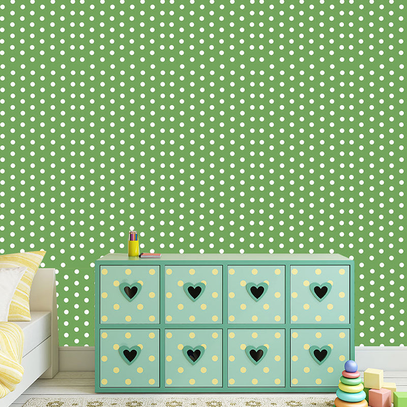 Dots Wallpaper Panels Peel and Stick Kids Playroom Wall Covering, 4' L x 20.5