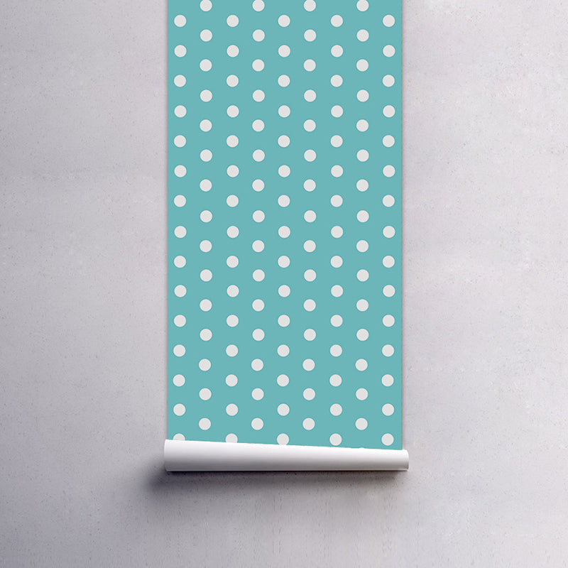 Dots Wallpaper Panels Peel and Stick Kids Playroom Wall Covering, 4' L x 20.5