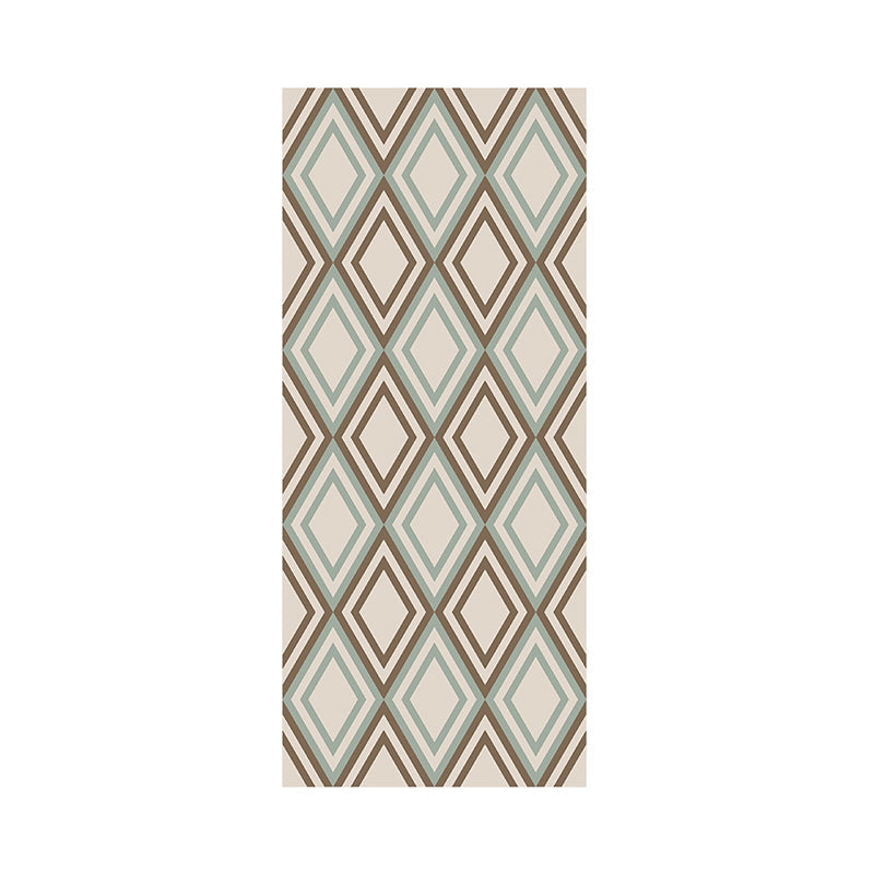 Green Trellis Pattern Wallpaper Panels Geometric Modernist Self-Sticking Wall Art Clearhalo 'Modern wall decor' 'Modern' 'Wallpaper' Wall Decor' 1922129