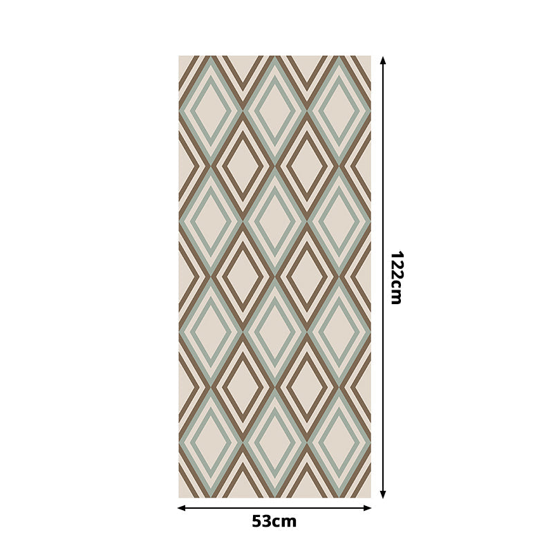 Green Trellis Pattern Wallpaper Panels Geometric Modernist Self-Sticking Wall Art Clearhalo 'Modern wall decor' 'Modern' 'Wallpaper' Wall Decor' 1922130