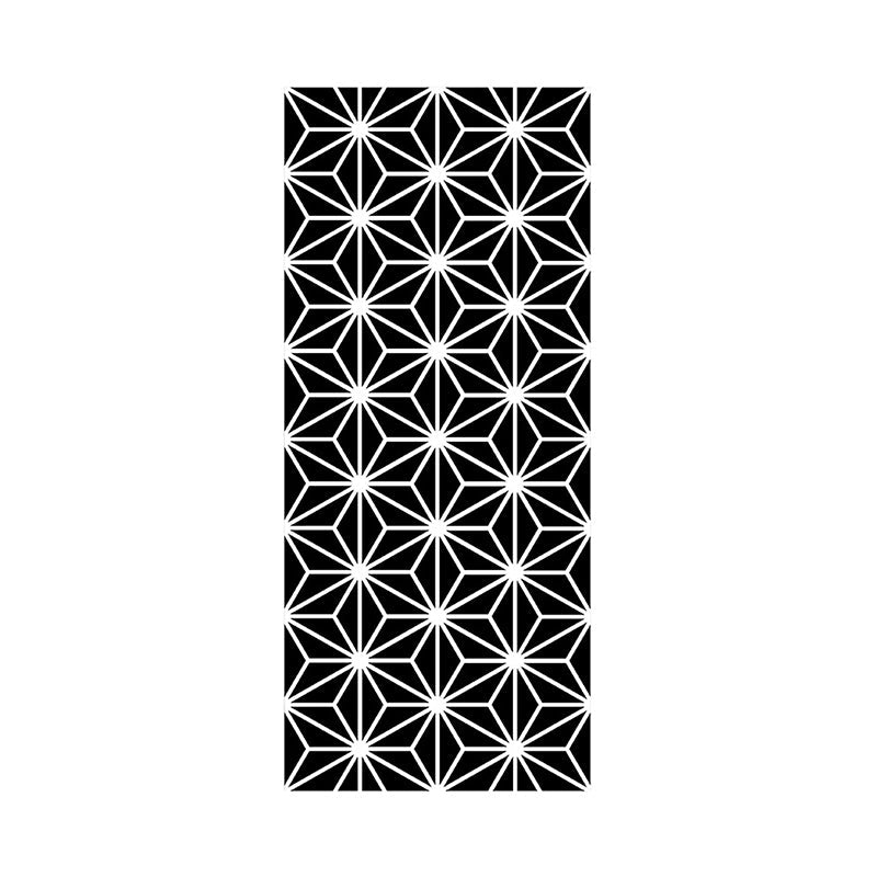 Abstract Geometric Wallpaper Panels Contemporary Stick On Living Room Wall Art, 4' x 20.5