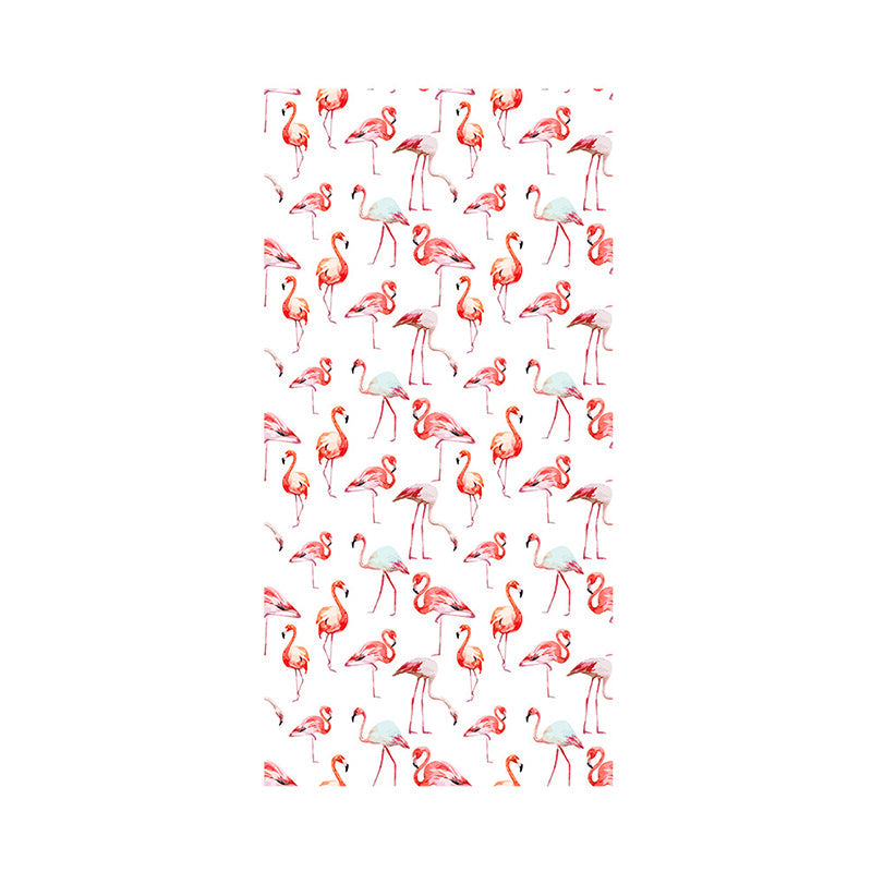 Pick Up Sticks Flamingo Wallpapers Tropical PVC Wall Decor in Pink, 4' L x 20.5