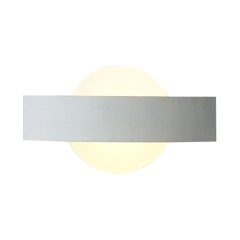 Living Room Slim Panel Wall Lamp Acrylic Modern Style White LED Sconce Light Clearhalo 'Wall Lamps & Sconces' 'Wall Lights' Lighting' 192341