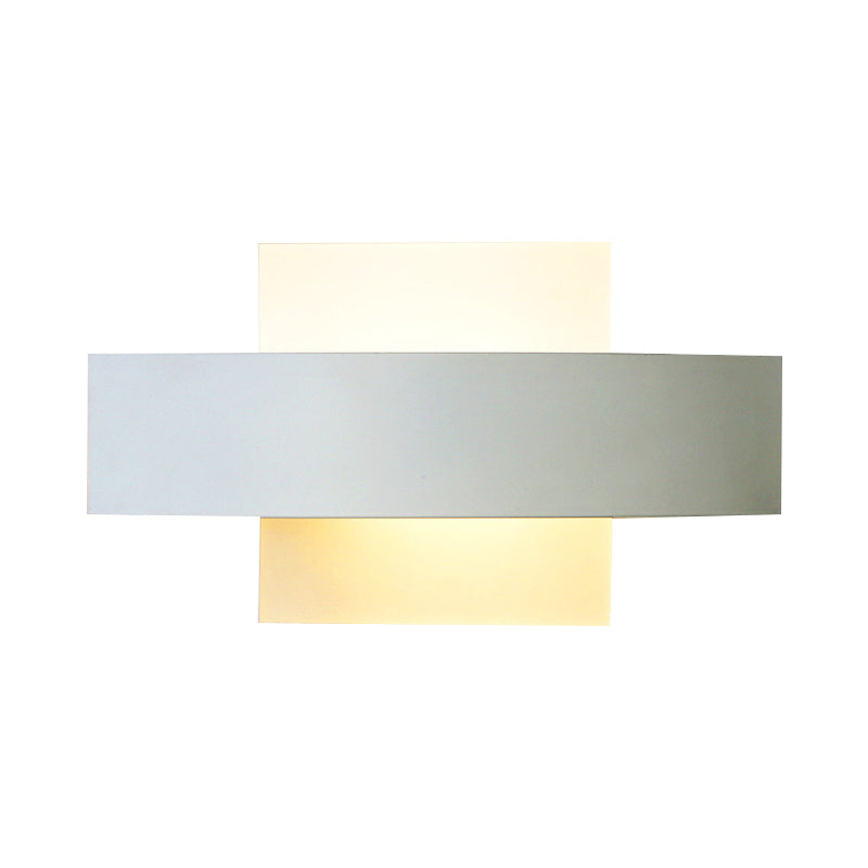 Living Room Slim Panel Wall Lamp Acrylic Modern Style White LED Sconce Light Clearhalo 'Wall Lamps & Sconces' 'Wall Lights' Lighting' 192345