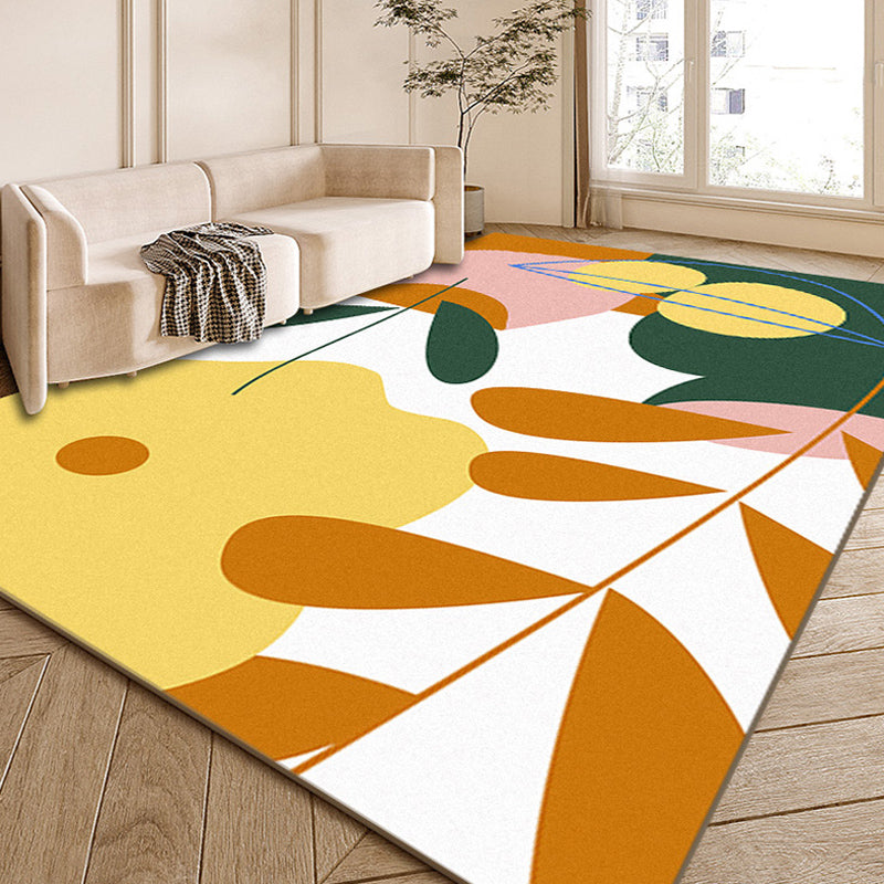 Modernist Colorblock Rug Multi-Color Polyester Area Rug Washable Non-Slip Backing Indoor Rug for Drawing Room Clearhalo 'Area Rug' 'Rug' 1932477