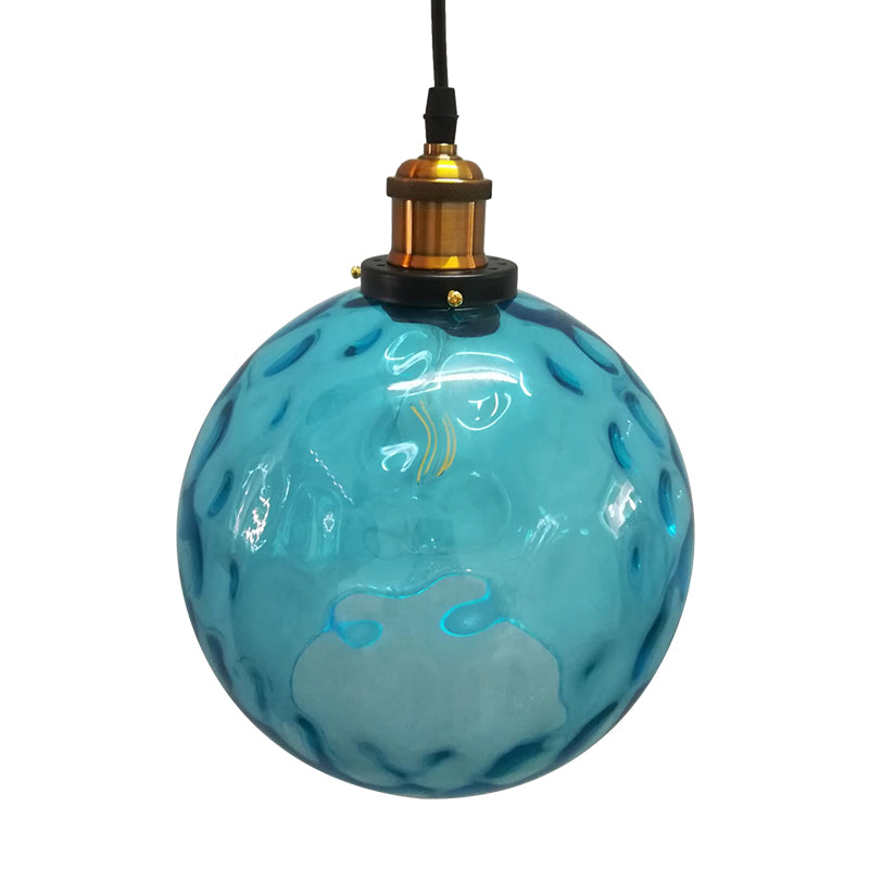 Globe Pendant Light Industrial 1 Light 8