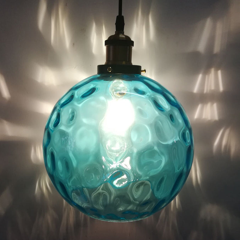 Globe Pendant Light Industrial 1 Light 8